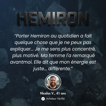 Bracelet en hématite Hemiron